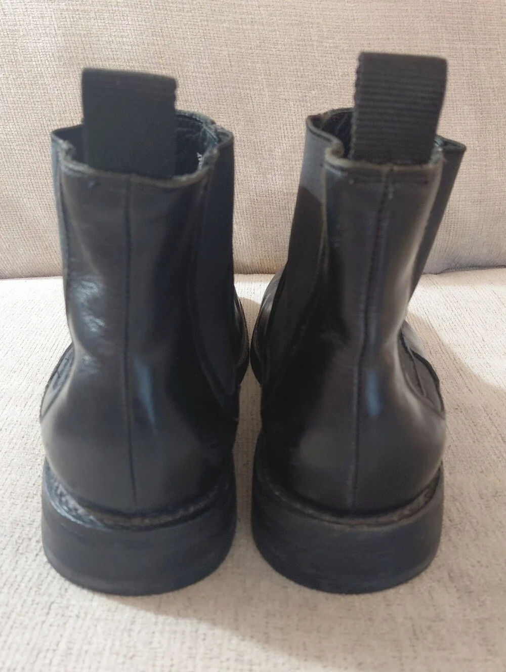 Thursday Boot Company Men's Black Leather Chelsea Ankle Boots Size 8